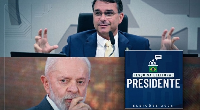 Flávio Bolsonaro vence Lula em 2º turno, revela pesquisa atualizada