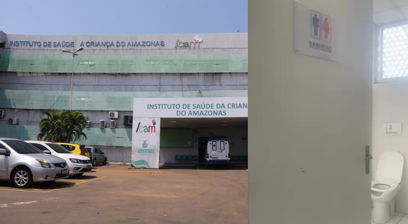 Denúncia: banheiro sujo do ICAM expõe homens e mulheres a riscos