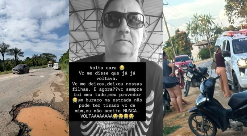 Esposa desaba após marido morrer em acidente na AM-010 - Vídeo emocionante