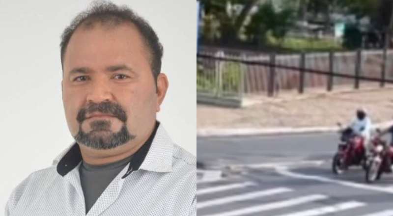 Vídeo mostra momento em que candidato a deputado estadual é atropelado tragicamente