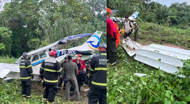 Ventania e chuva provocam 2º acidente no Aeroclube de Manaus