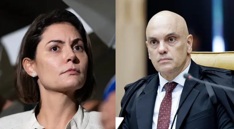 Michelle deve se reunir com Moraes sobre domiciliar de Bolsonaro