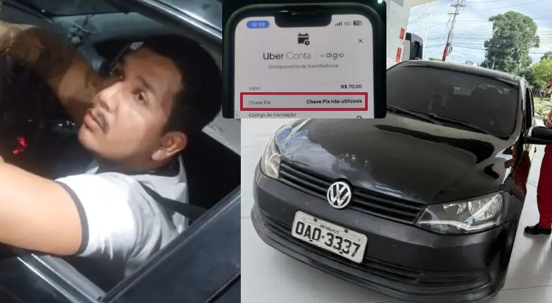 Motorista do Voyage preto usa pix agendado e assusta frentistas