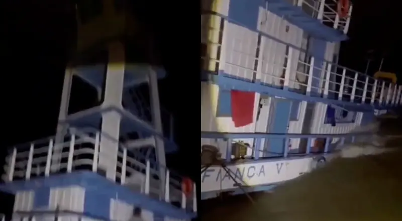 Pânico e desespero: naufrágio no Rio Amazonas em tempestade