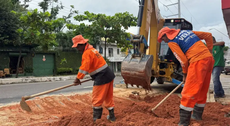 Prefeitura de Manaus reforça drenagem e melhora infraestrutura na zona Sul