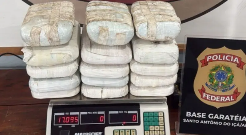 Polícia Federal apreende grande carga de drogas em Manaus