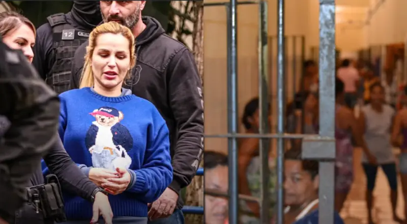 A mãe tá OFF: Deolane enfrenta celas lotadas no presídio