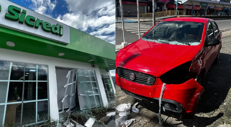 Homem é preso após pegar carro da mãe para assaltar banco em Manaus