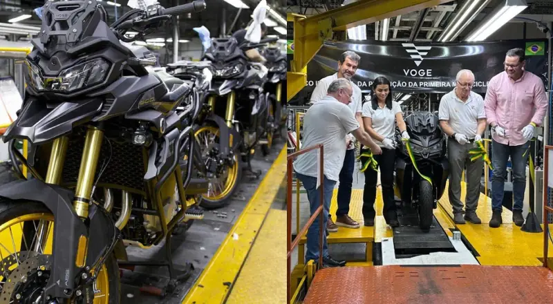 VOGE na ZFM: Produção nacional de motos em Manaus ganha força