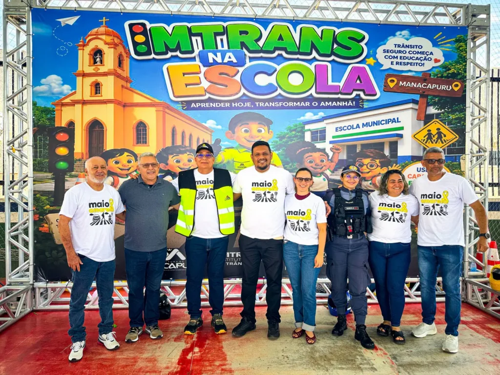Maio Amarelo: IMTRANS na Escola promove segurança em Manacapuru