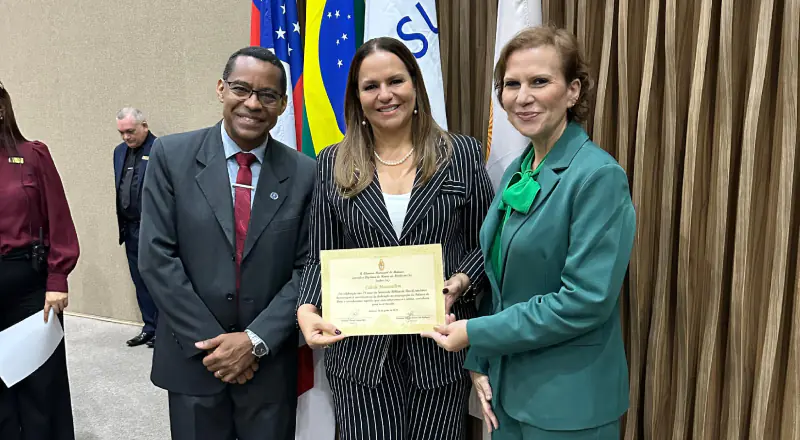 Cileide Moussallem é homenageada no 78º aniversário da SBB
