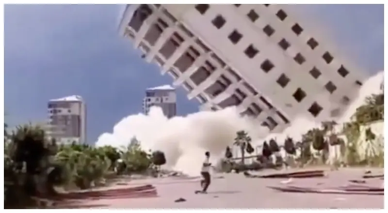 Perdas e desespero! Vídeo impactante mostra prédio desabando