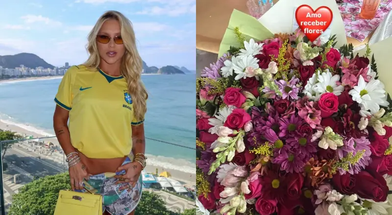 Virginia Fonseca recebe flores de admirador secreto e fãs comentam