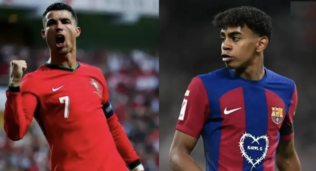Reencontro de gigantes: CR7 e Yamal fazem história na Copa