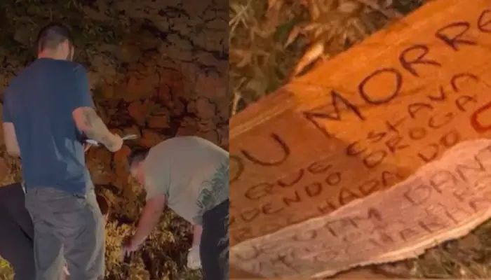 Homem é morto a tiros ao lado de bilhete de facção criminosa