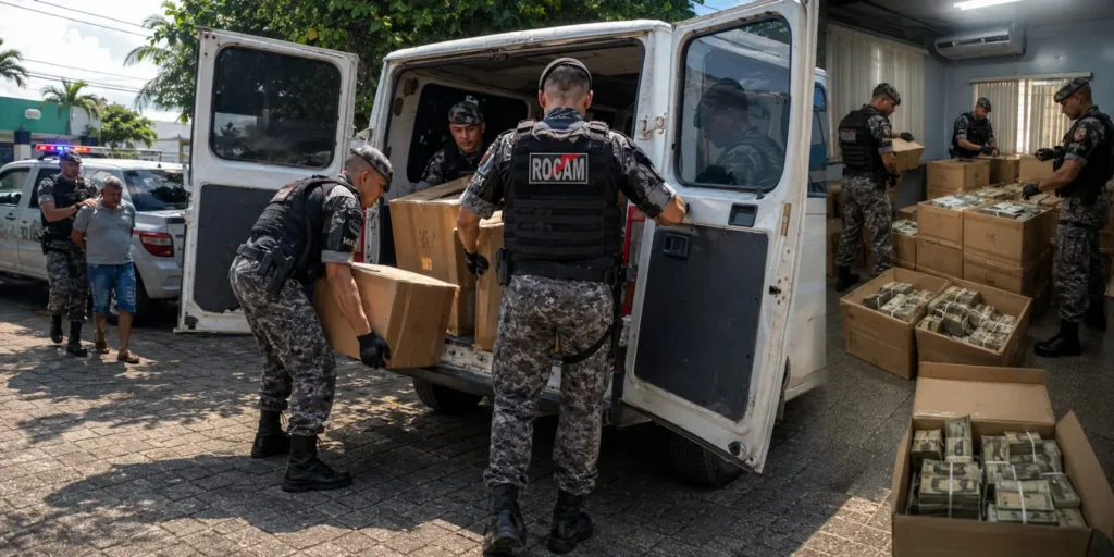 Rocam intercepta van e captura dois homens com maconha na AM-010