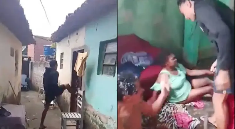 "Tamanho um homem e minha mãe: reação surpreendente de filho"