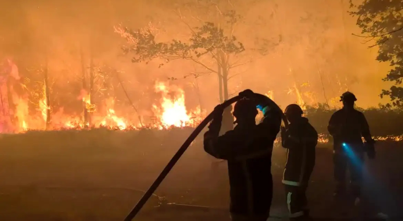 Europa em alerta: incêndios florestais em França e Espanha