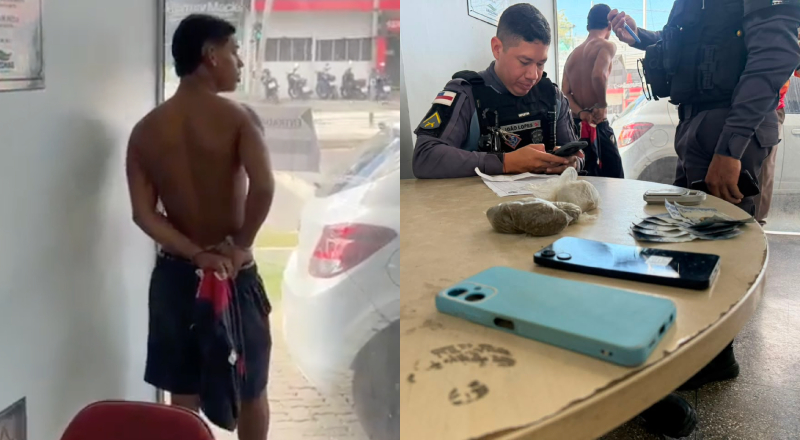 Jovem de 19 anos é preso com drogas em operação na zona leste