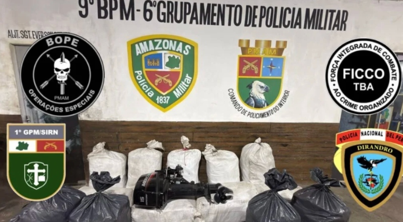 Prejuízo milionário para o tráfico: apreensão de 500 kg de drogas