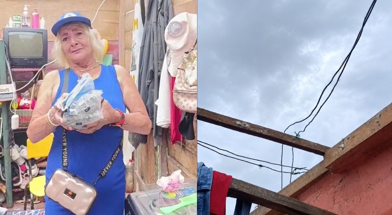 Temporal arranca telhado em Tabatinga e gera desespero local