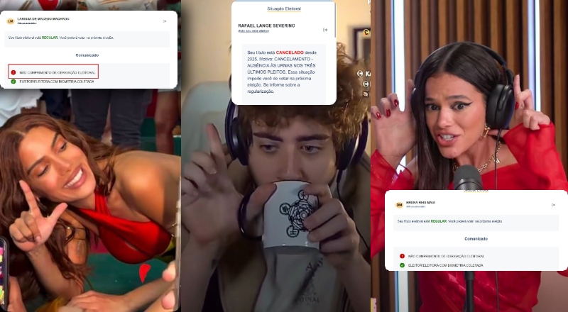 Anitta, Cellbit, Marquezine e muitos outros: Famosos que não votaram