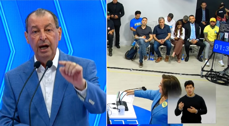 Omar Aziz surta ao vivo e gera polêmica no debate político