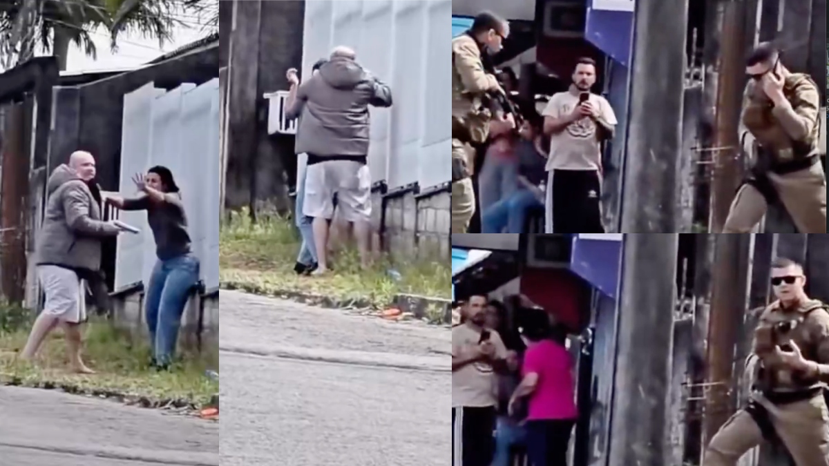 Tudo filmado: mulher salva por PMs em ação heroica na rua